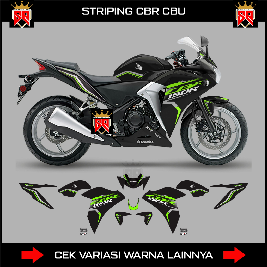 DECAL STRIPING CBR 150 CBU / STICKER HONDA CBR CBU 150