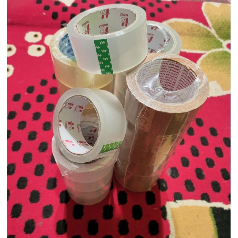 lakban bening 45MM 90yard murah / lakban coklat 45 MM 90yard murah / lakban murah / lakban 45MM 90ya