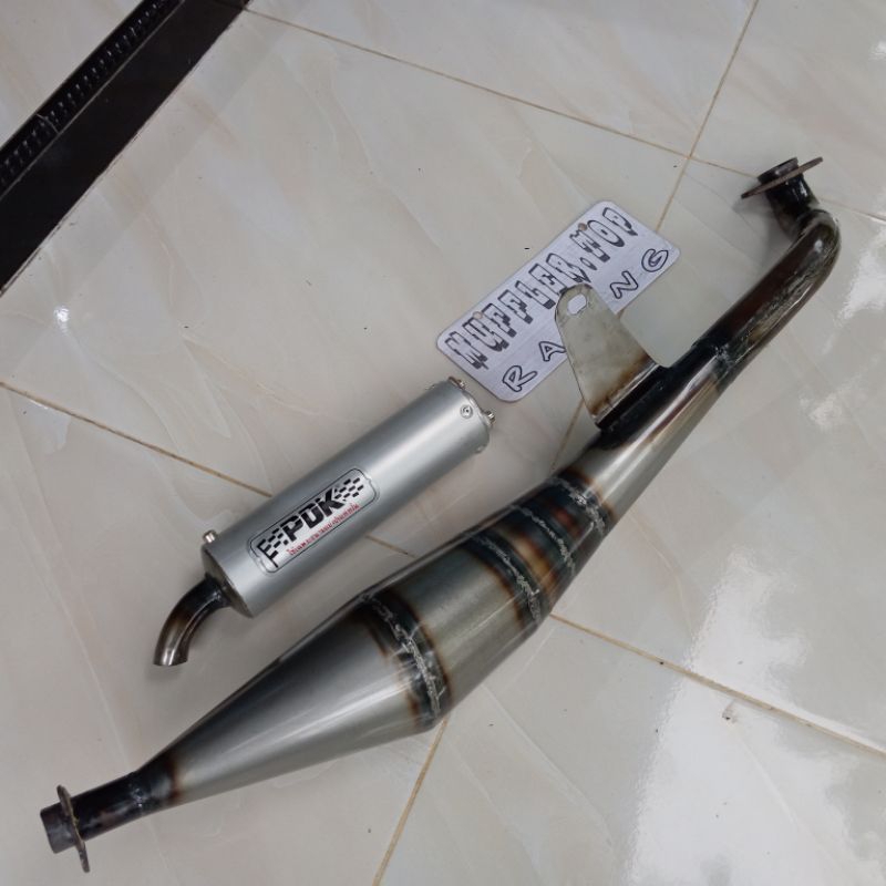 knalpot yamaha alfa/alfa cham suara garing kemrincing