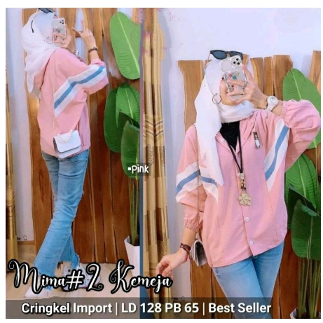 MIMA 2 KEMEJA HOODIE // KEMEJA HOODIE / KEMEJA KANYOR / ATASAN WANITA