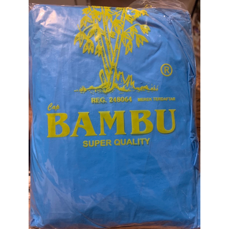 JAS HUJAN PLASTIK BAMBU TEBAL