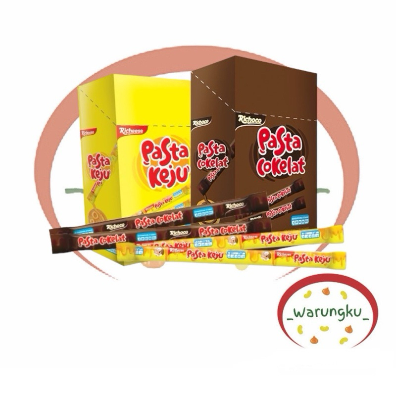 

NABATI PASTA 1pcs KEJU COKLAT Richeese Richoco