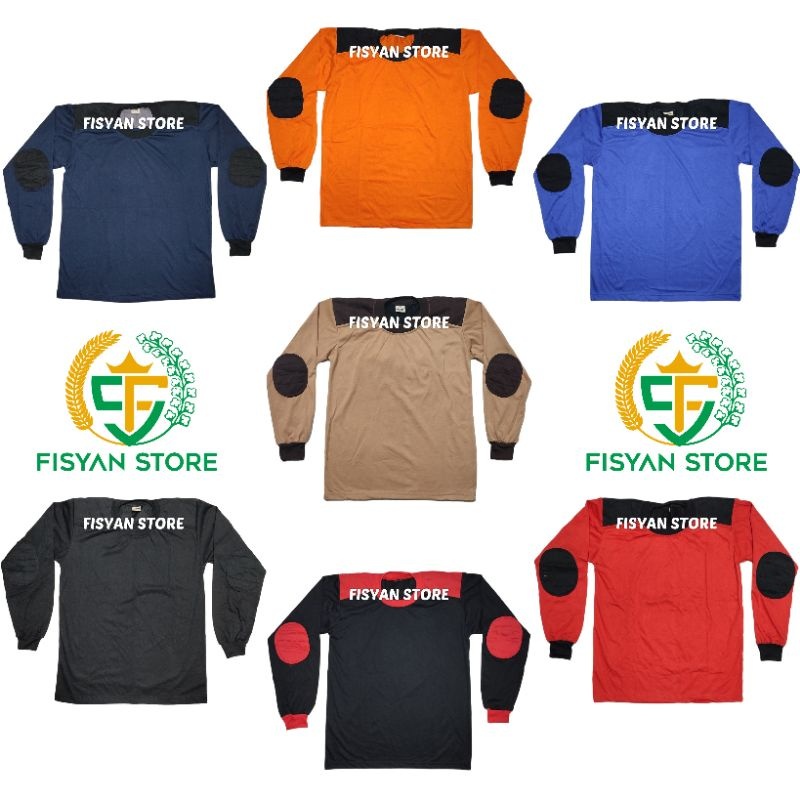 TERLARI/Kaos Lengan Panjang Coklat Pramuka | Kaos Coklat Pramuka | Kaos Pramuka Tunas Kelapa