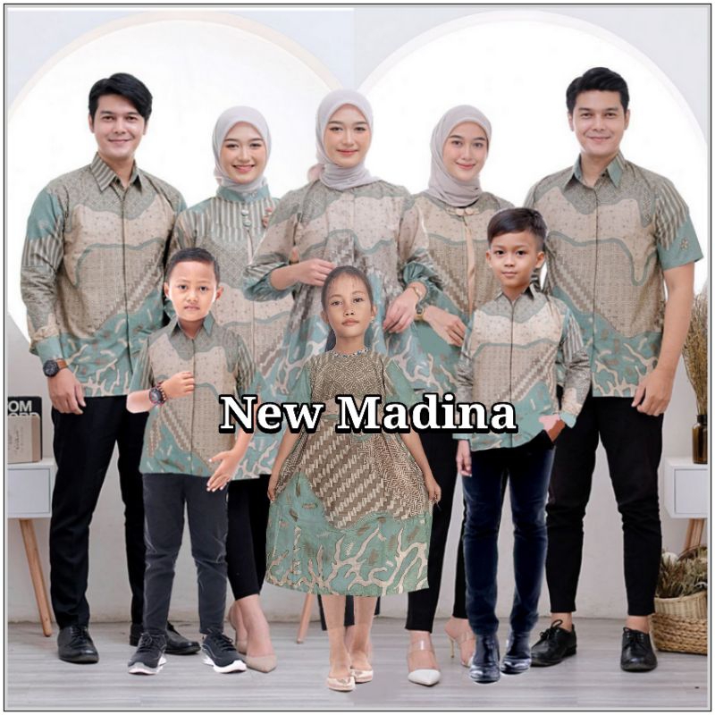 BATIK TERBARU BATIK COUPLE ATASAN PRIA WANITA BATIK HIJAU SAGE