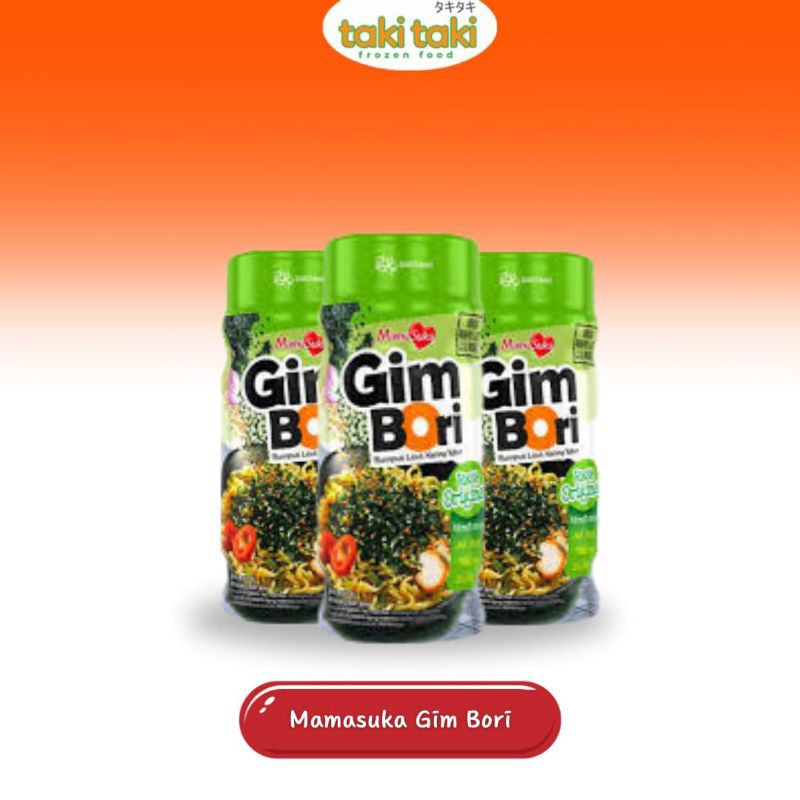 

Mamasuka Gim bori Rumput laut kering tabur Original 30gr
