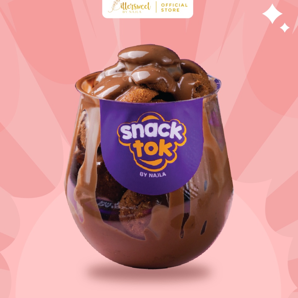 

Ready Stock Bittersweet by Najla - Snacktok Full Cookies Choco Milk