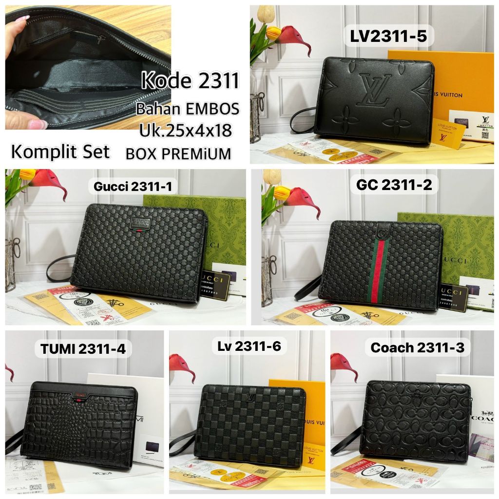 Clutch Handbag  Pochette Voyage