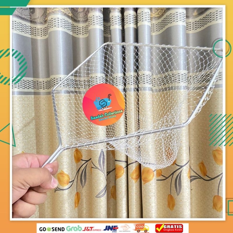 Seser serok ikan bahan senar besi stainless kotak