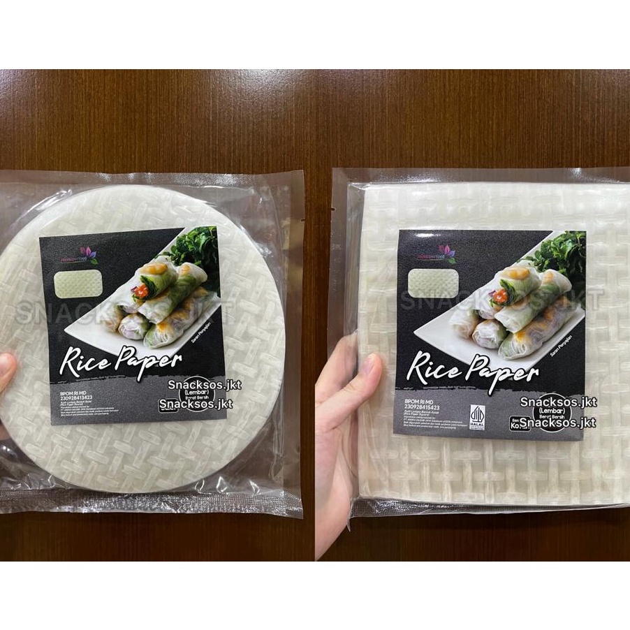 

TIPE IDY170 Rice Paper / Banh Trang High Quality Rice Paper 22cm / Kulit Lumpia Vietnam Rice Paper / Rice Roll Spring Roll