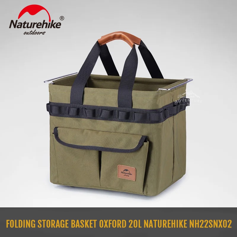 FOLDING STORAGE BASKET OXFORD 20L NATUREHIKE NH22SNX02