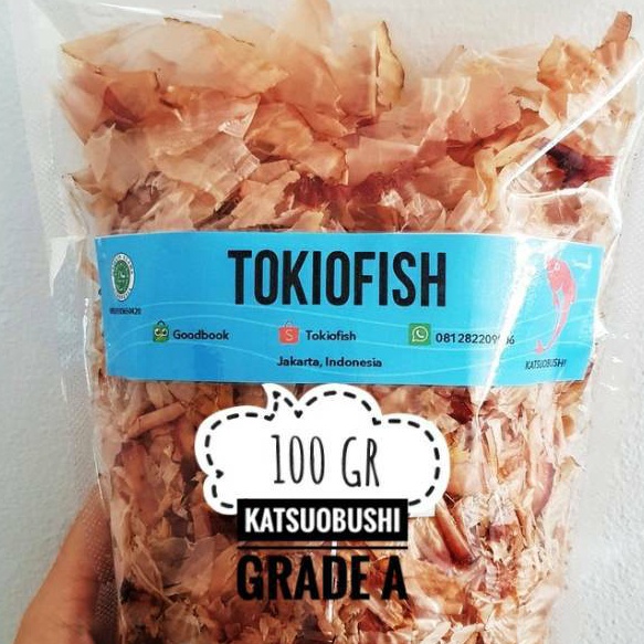 

Promo Katsuobushi Tokiofish NETT 100 gr Export Quality (Grade A)