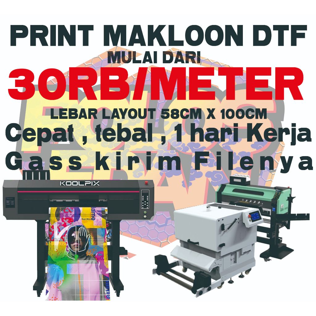 PRINT DTF MURAH BERKUALITAS