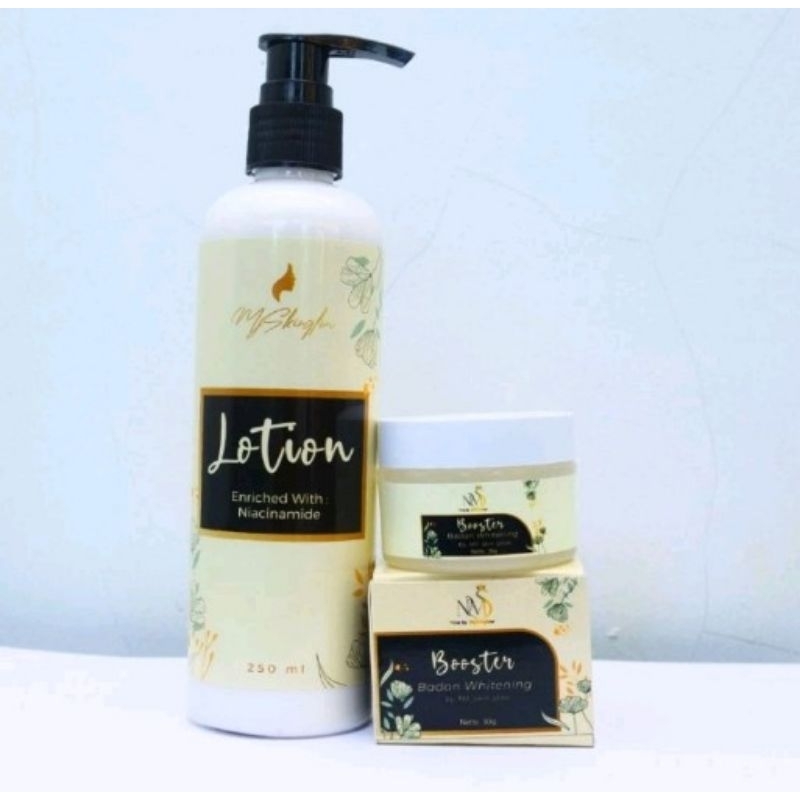 1 Paket ORI‼️Hb Mjskinglow+Booster (Kemasan Baru)