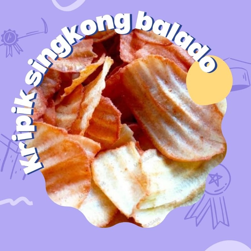 

keripik singkong renyah pedas balado 200gr