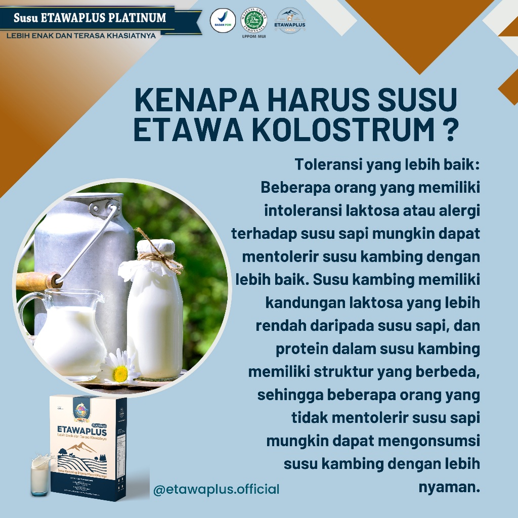 Etawaplus– Susu Kambing Etawa Tingkatkan Kepadatan &amp; Kesehatan Tulang Sendi Susu Anti Asam Urat Rematik Reumatik Nyeri Sendi 250gr