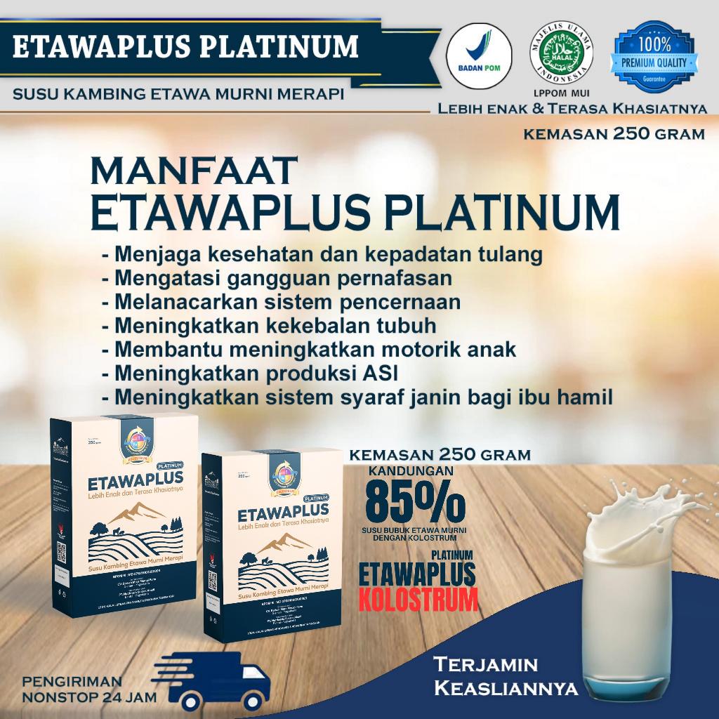 Etawaplus– Susu Kambing Etawa Tingkatkan Kepadatan &amp; Kesehatan Tulang Sendi Susu Anti Asam Urat Rematik Reumatik Nyeri Sendi 250gr