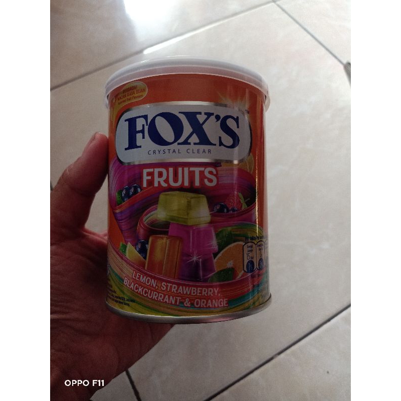 

Permen fox kaleng ,permen fruit fruz