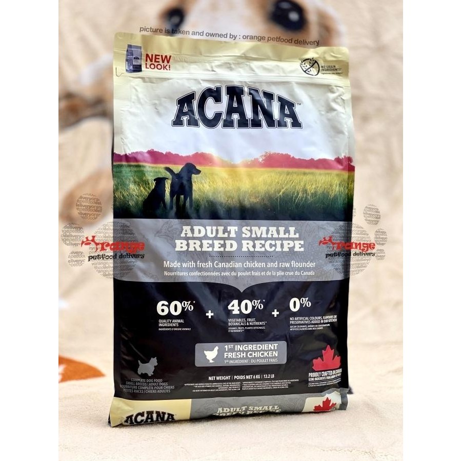 Sale Best Seller acana adult small breed 6 kg heritage dog food makanan - Promo Price Kualitas Baik