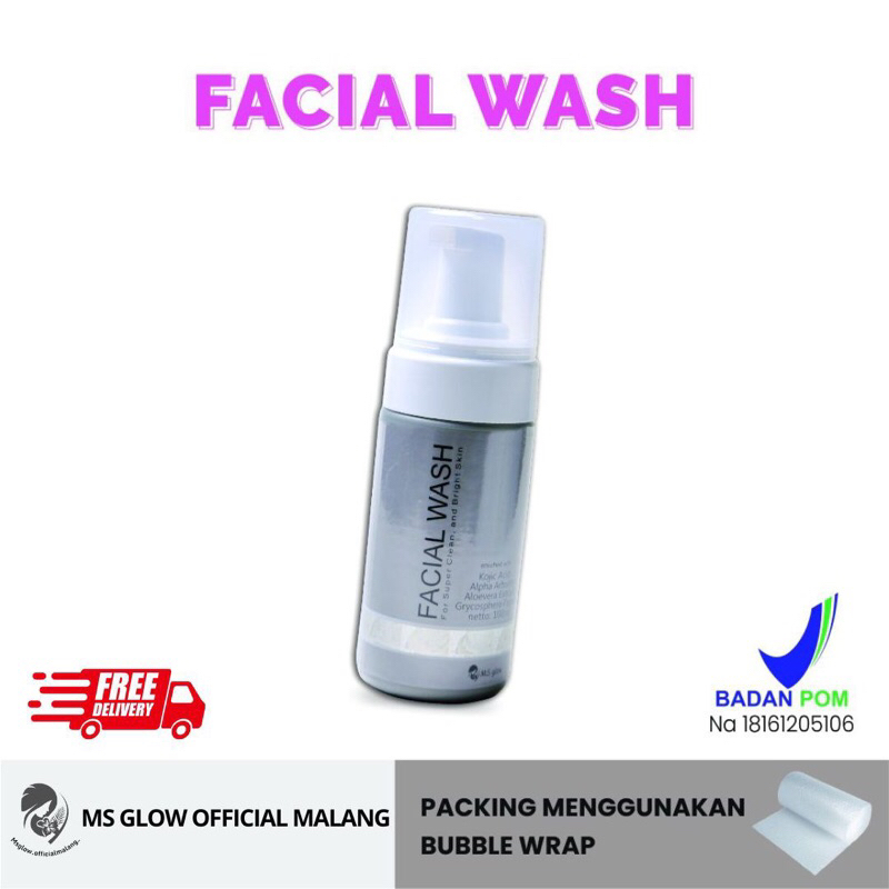 [TERLARIS] FACIAL WASH MS GLOW / FACIAL WASH MS GLOW WHITENING / FACIAL WASH MS GLOW MURAH / MS GLOW