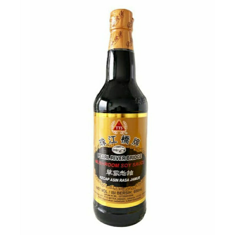 

Pearl River Bridge mushroom soy sauce 600 ml / Kecap Jamur