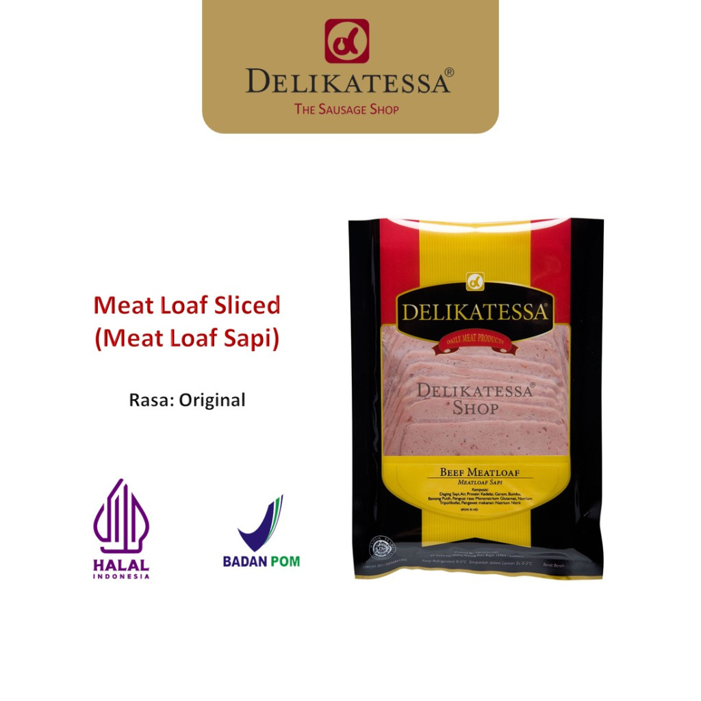 

QH Beef Meat Loaf Sliced Ham Maling Sapi Halal