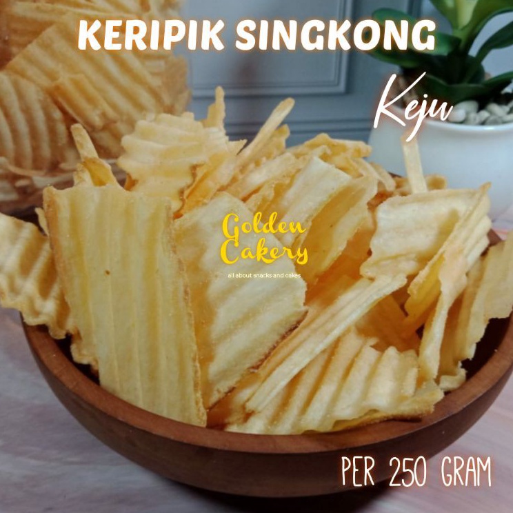 

Stok Banyak CHUBA Keripik SINGKONG KEJU/BALADO - 250 gr