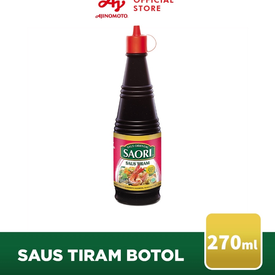 

Terupdate SAORI® Saus Tiram Oriental Oyster Botol 270ml