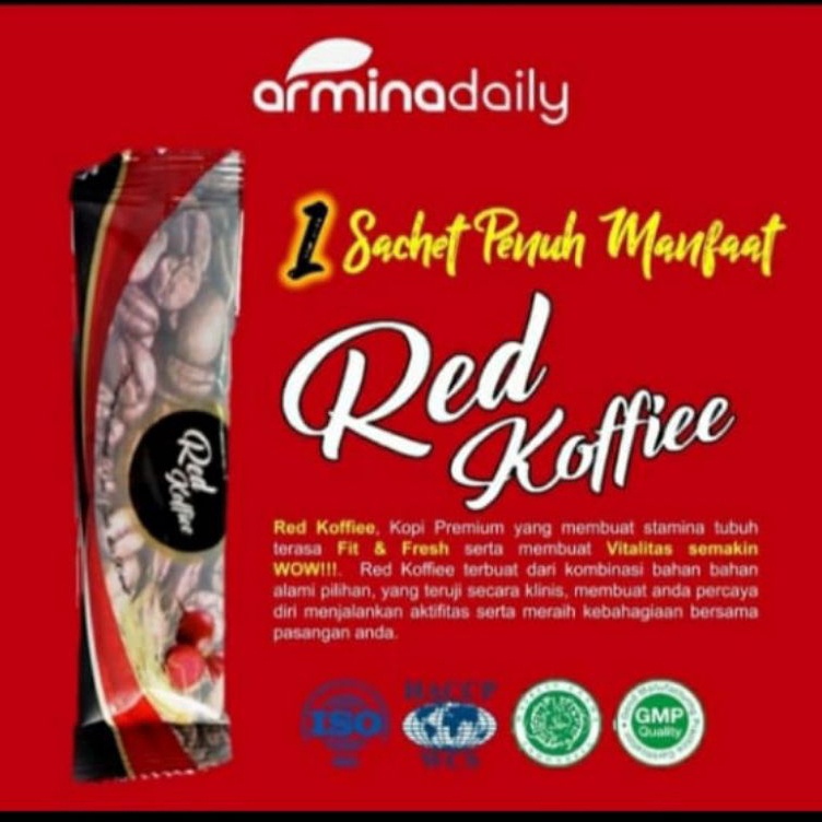 

Readystock Red Koffiee Kopi Merah Herbal Sachet Original