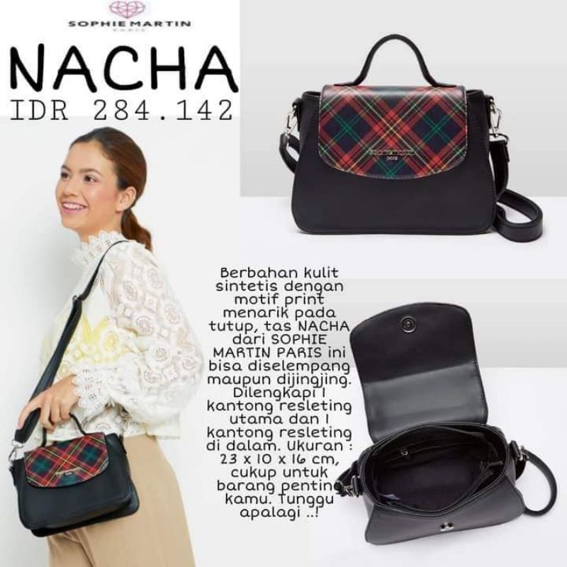 TAS NACHA SOPHIE MARTIN PROMO ORIGINAL CUCI GUDANG