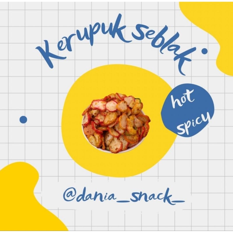 

[Dania Snack] krupuk seblak kencur 250 gram