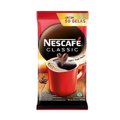 

TIPE JXG527 Nescafe Classic Kopi Instan Sachet 90 gr