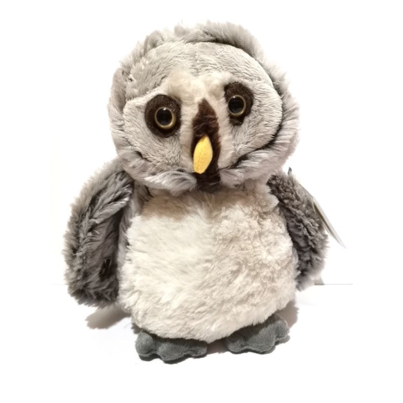 Boneka Burung Hantu Webkinz Ganz Gray Owl Plush Stuffed Animal