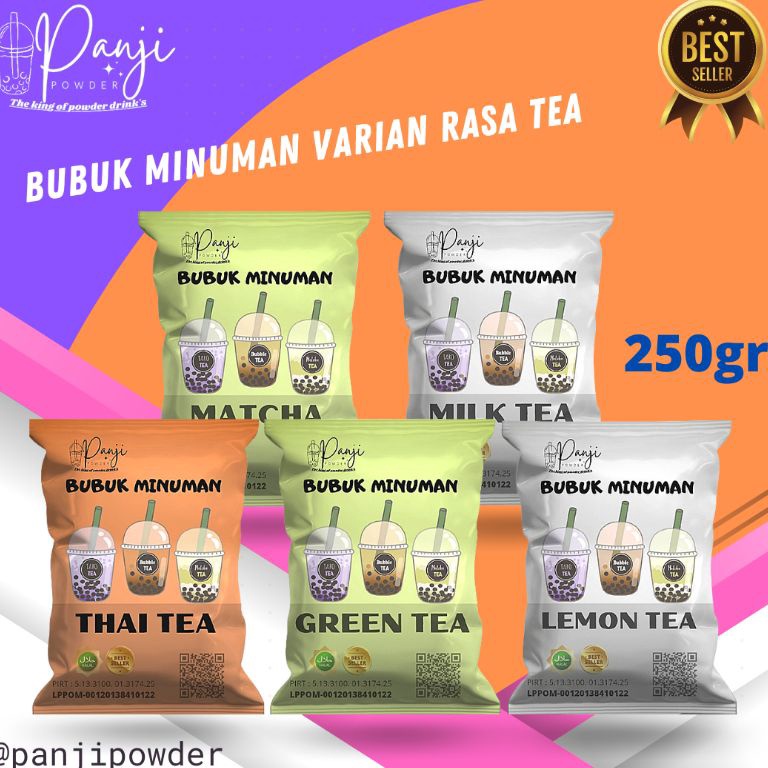 

58 BUBUK MINUMAN 250 GRAM BUBUK MINUMAN RASA BUBUK MINUMAN BOBA BUBUK BOBA MINUMAN BUBUK SERBUK MINUMAN BOBA POWDER MINUMAN BUBUK RASA MINUMAN KEKINIAN POWDER MINUMAN TARO AVOCADO COKLAT CAPPUCINO RED VELVET GREEN TEA THAI TEA MATCAH Dijual Murah