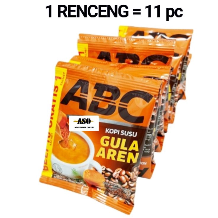 

KODE IPA591 KOPI ABC GULA AREN 27gr ( ISI 11 sachet) (RENCENG)