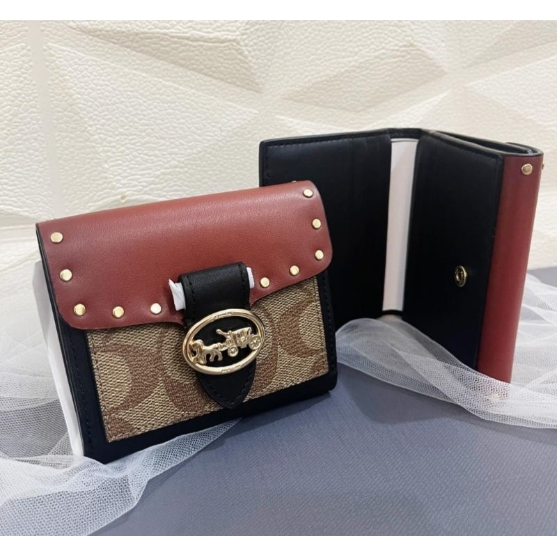 Coach Georgie Small Wallet Rivet