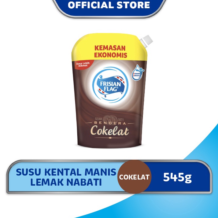 

H4rga T3rmurah Frisian Flag Kental Manis Cokelat Pouch 545gr Dijamin Ori