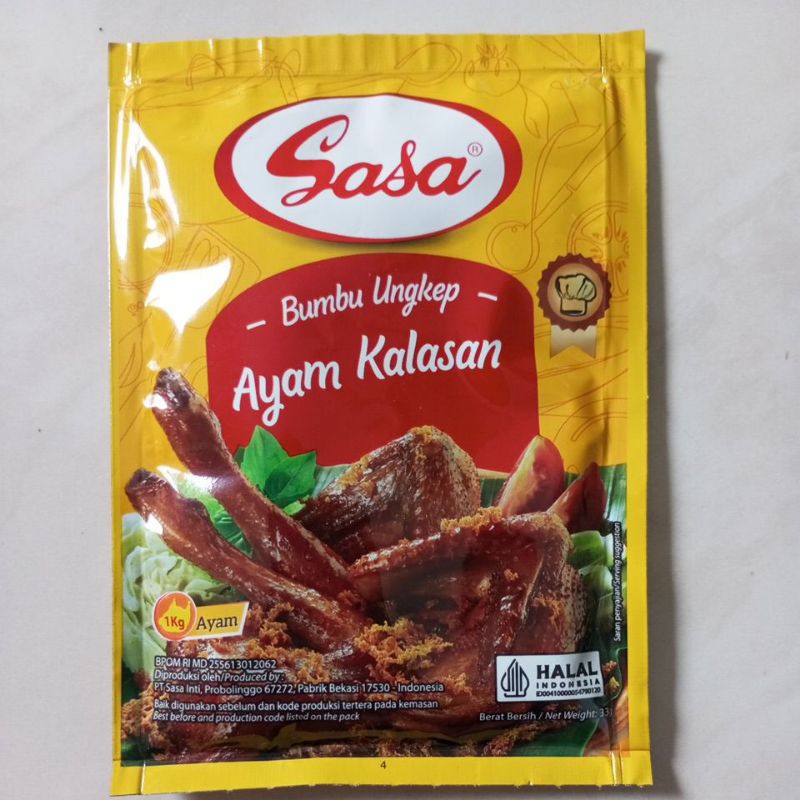 

bumbu ungkep AYAM KALASAN SASA