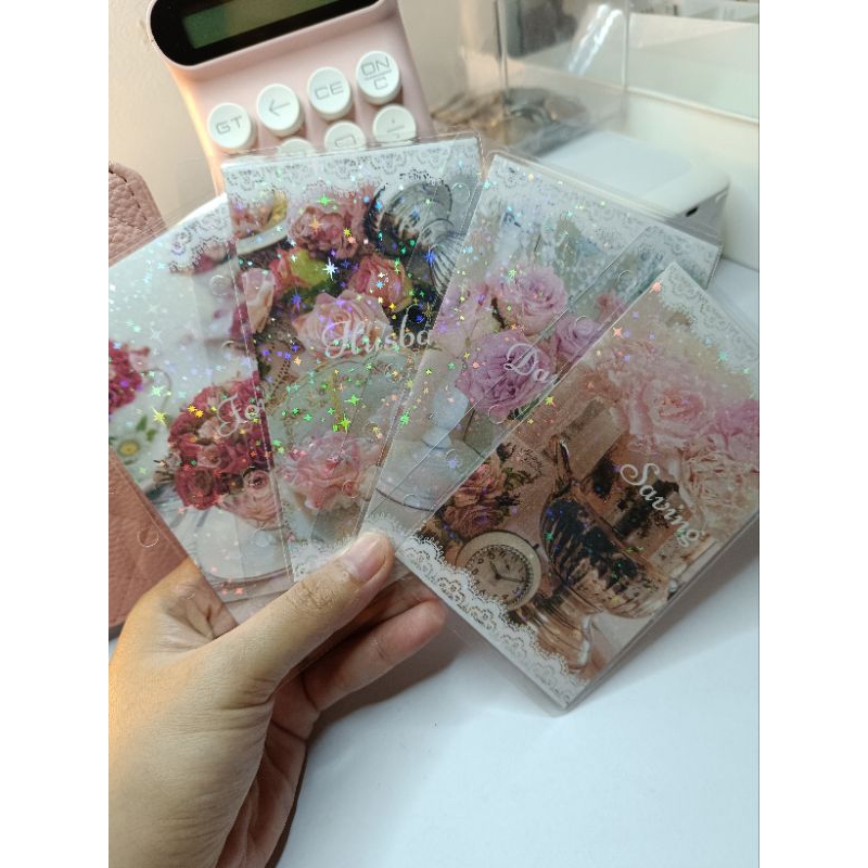 

Amplop A7 Laminasi sparkle aesthetic shabby pengatur keuangan. laminasi hologram