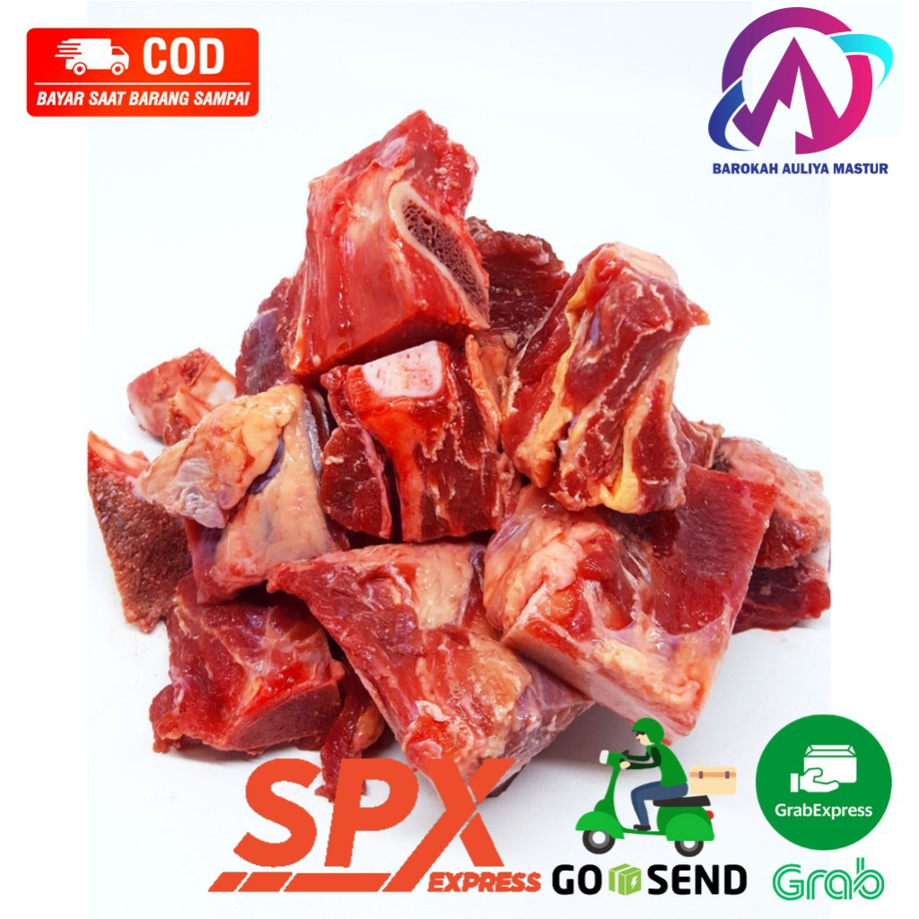 

Tulang Iga Sapi Kualitas Super 500 Gram Kirim Instan Tulang Sop Banyak Daging Segar BAM Pasar Online Murah Padang