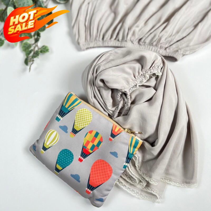 Mukena Travel Giggles Anak dan Remaja - Mukena katun Rayon Polos anak | Mukena Remaja Lilac