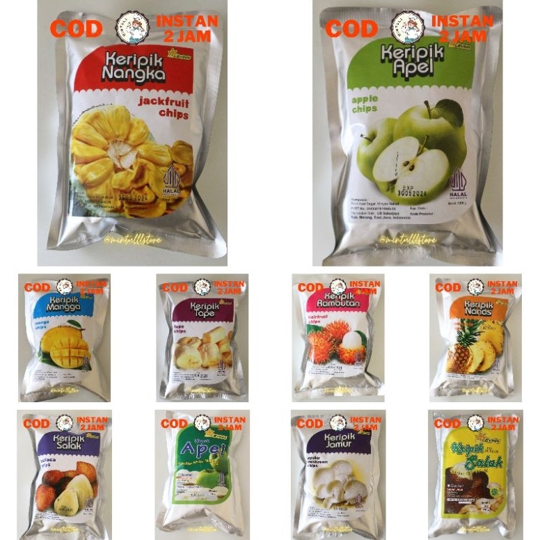 

Terk!ni ANEKA CAMILAN KERIPIK BUAH SAYUR NANGKA APEL NANAS RAMBUTAN MANGGA RAMBUTAN TAPE JAMUR FRUITS CHIPS BROKOLI WORTEL CABE BAWANG BOMBAY LEVINA SNACK ENAK MURAH 100 GRAM Diskon