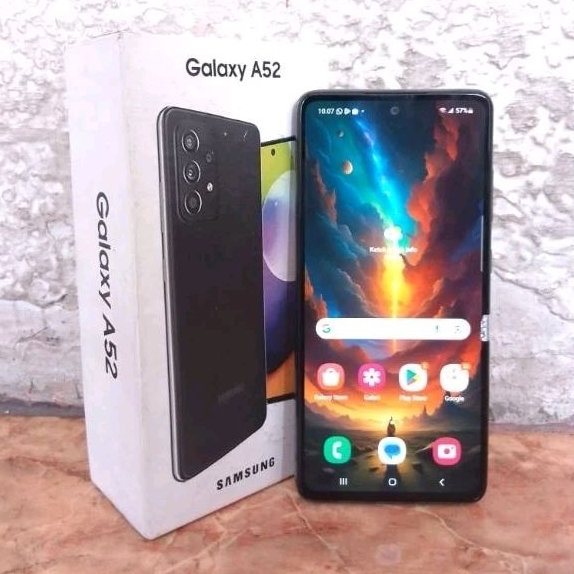 samsung A52 Ram 8GB Internal 256GB HP Second Seken Bekas Fullset [murah] hp murah