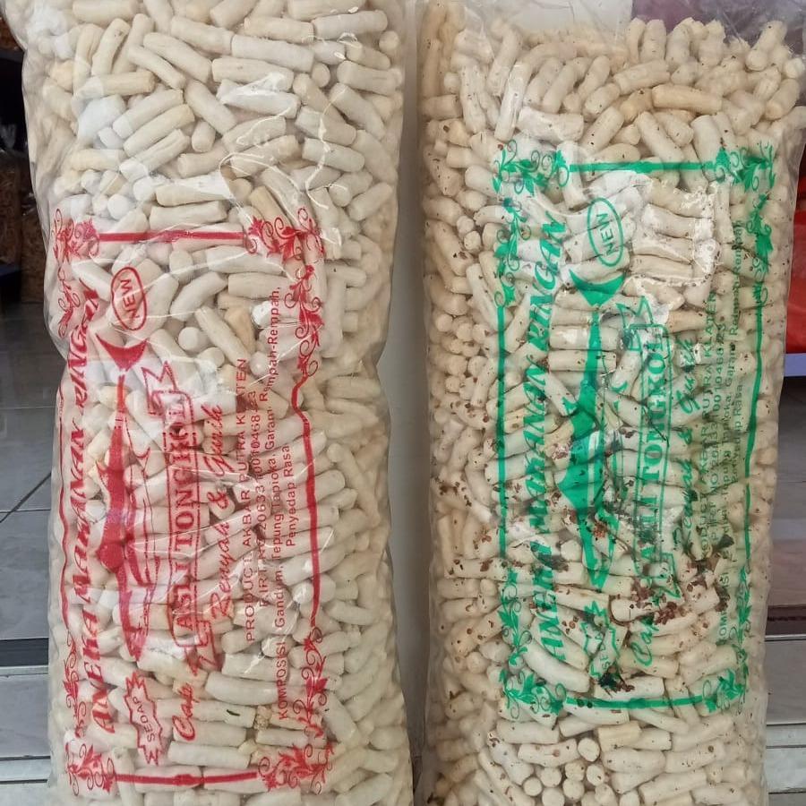

KERUPUK TONGKOL KHAS KLATEN 1KG, CAMILAN KERUPUK TONGKOL, KERUPUK TONGKOL, BISA COD