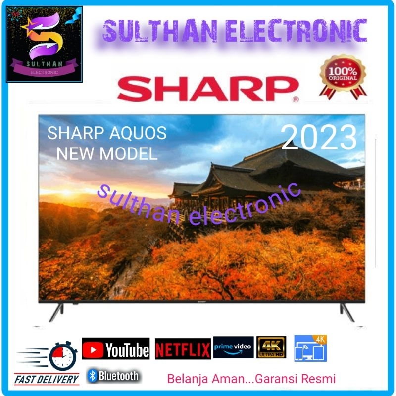 SHARP ANDROID LED TV 55 INCH 4K HDR 4t-C55EK2X | C55EK2X | SHARP TV 55