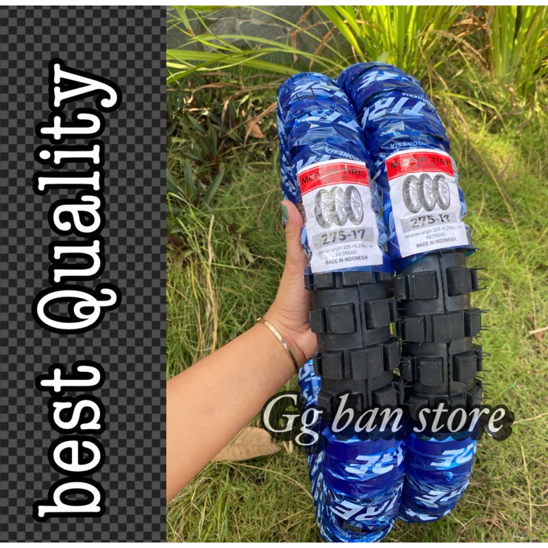 PAKET HEMAT BAN CROSS TAHU SEPASANG UKUR 2.50 DAN 275 RING 17