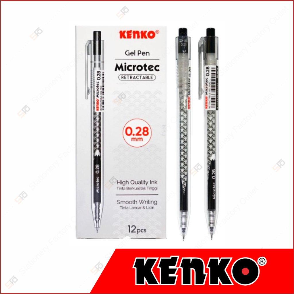 Pen Gel Kenko Microtec 0.28 mm - SFO Semarang Official