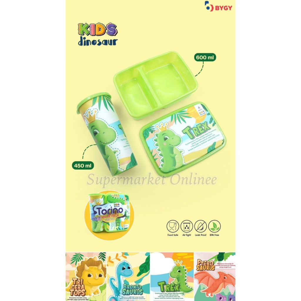 Lunch Box + Tumbler Set Souvenir Ultah Serbaguna Kotak Bekal Anak Tempat Makan Sekolah Bonus Botol T