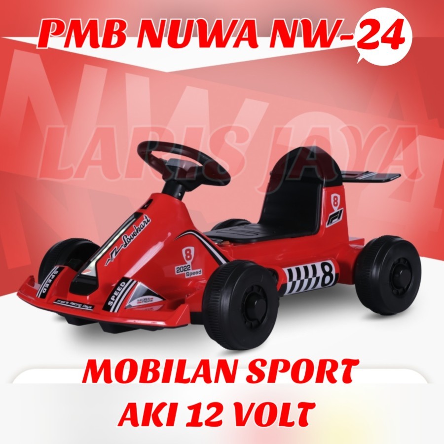 MOBILAN AKI SPORTCAR PMB NUWA NW-24 MOBIL AKI ANAK 12VOLT SUPER MOTO