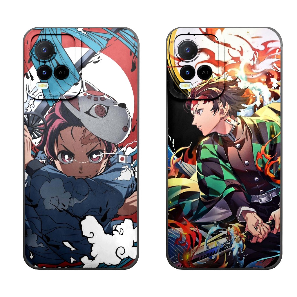 Case Demons Slayer Vivo Y33s Y21t - Softcase Anime Y21 Y21s Y21a - Casing Anime Vivo Pro Camera