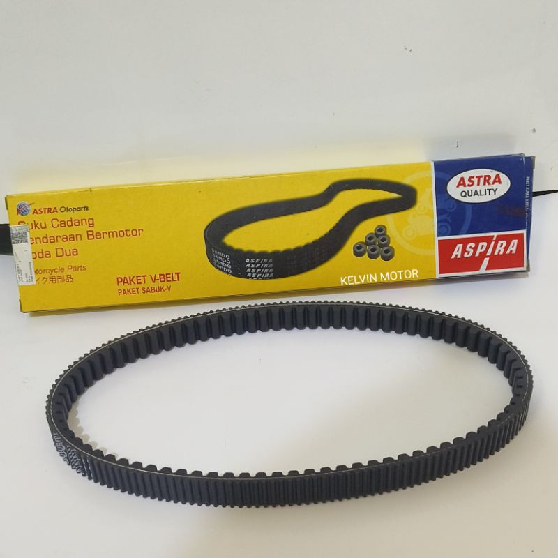 VAN BELT MIO J GT SOUL GT XRIDE 115 VAN BELT ORIGINAL ASPIRA YH-E67PA-MIJ-1200